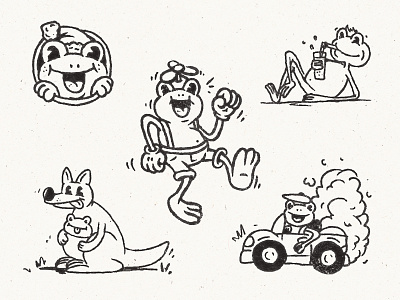 old dog cartoon characters