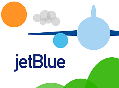 Happy JetBlue Banner Ad