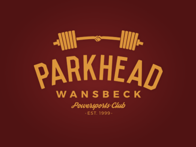Parkhead barbell handshake oldskool powerlifting retro weightlifting weights