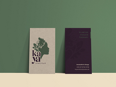 :::Kaya Institut:::​​​​​​​ brand design branding business card design design icon logo nature logo typography vector woman logo