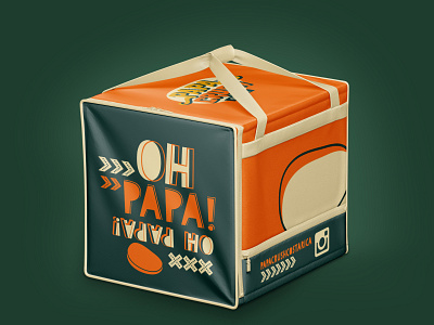 :: PAPA CRUSH :: brand design branding design graphic design illustration logo typography