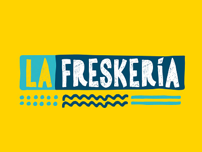//La Freskería// branding design icrecream illustration logo typography
