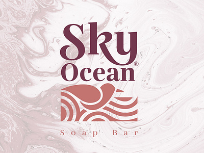 ::SKY OCEAN:: branding logo packaging soap typography