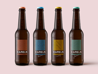 CAREL'S Beer Co. art direction beer bottle branding branding design colours craftbeer design illustration logo vector