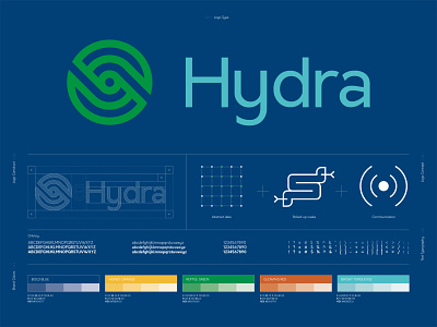 Hydra Logo Construct art direction branding branding design communication data design digital hydra logo logo concept logo construction vector