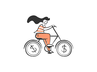 Financial Wellness app design digital illustration illustration mobile ui ux