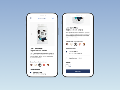 Transform Product Page