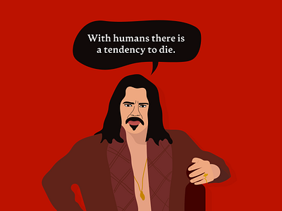 What We Do In The Shadows graphic design halloween illustration vampire visual design