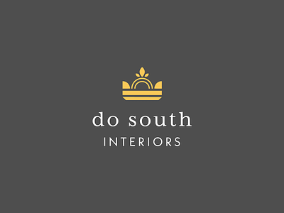 Do South Interiors branding design graphic graphic design logo logo design typography
