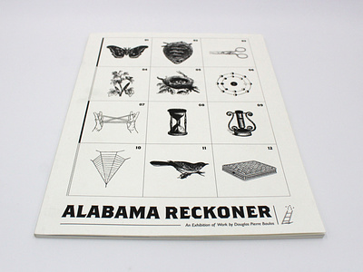 Alabama Reckoner art artist book book design branding design exhibition graphic illustration museum typography web design website
