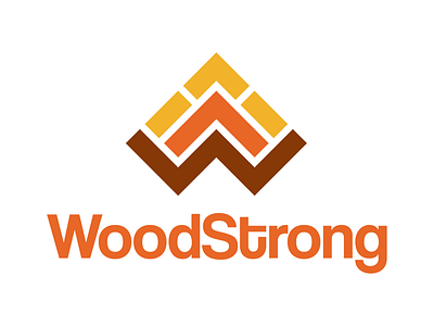 Woodstrong branding design graphic graphic design icon logo logo design typography vector