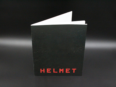 Helmet art book branding design exhibition graphicdesign layout museum typographic typography
