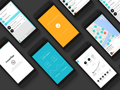 Instabridge - free wifi app app app design art direction interface mobile mobile app ui ux wifi