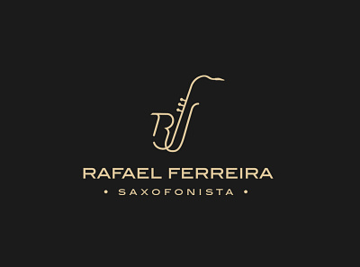 Rafael Ferreira - Identity branding design logo saxophone ui