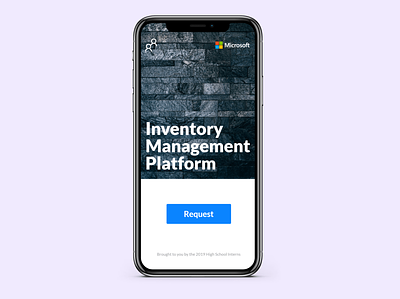 Microsoft Inventory Management Platform app app branding design ui ux