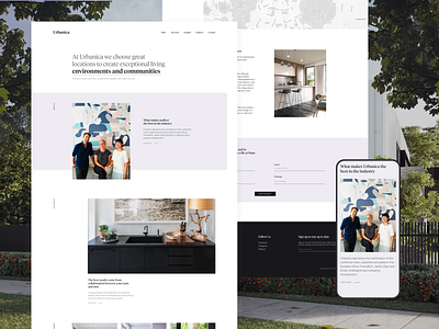 Urbanica – Bureau of Architecture animation architecture clean interface minimal minimalism ui ux webdesign website website design