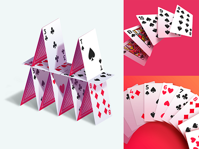 playing cards teasers 2d adobe art card game cards design game graphic illustration playing cards product design ps