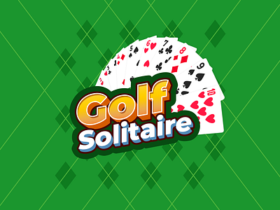 Golf Solitaire card game cards design game illustration logo playing cards vector web design