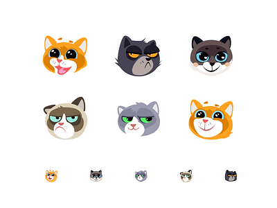 Free: Cat Icons - Cat Face Icon Png 