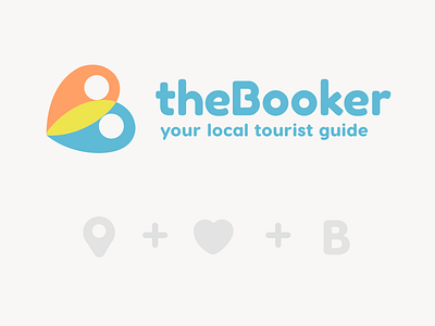 theBooker travel logo / branding