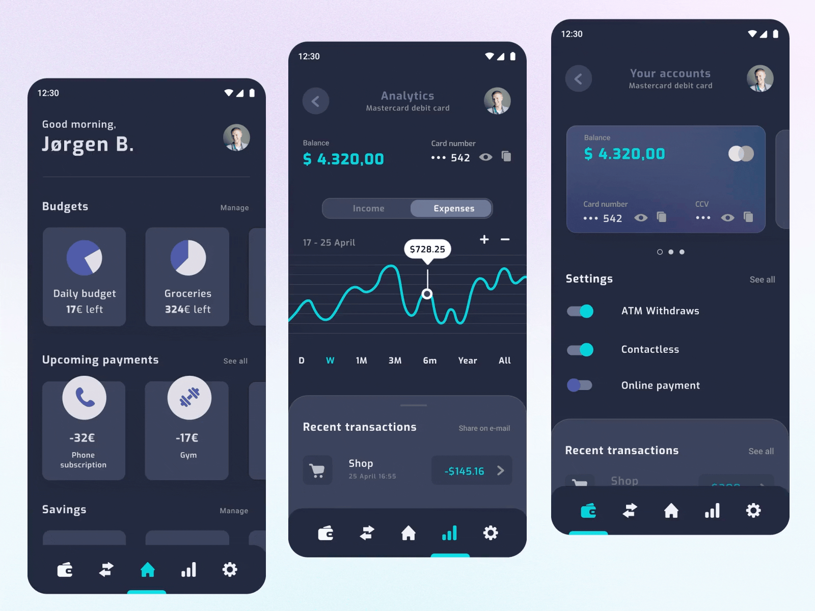 Fincal: wallet budgeting app