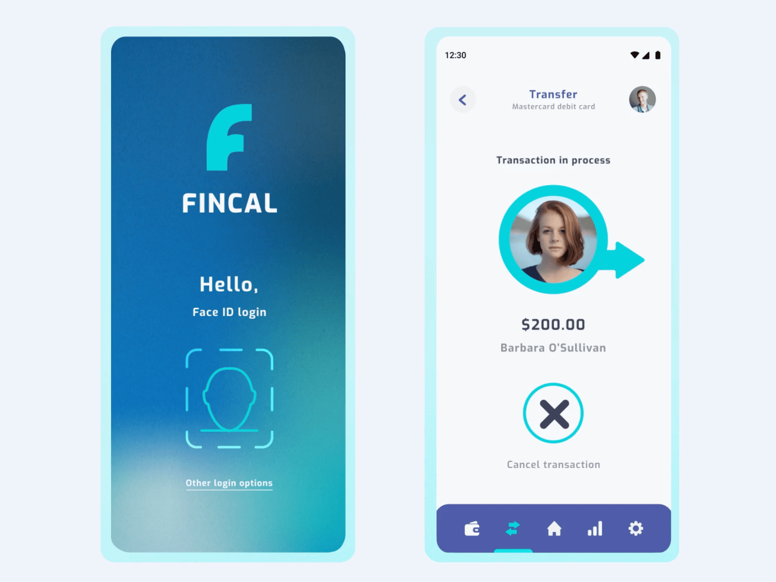 Fincal app microinteractions after effects app app animation app design appdesign application application design budgeting figma finance finance app microinteraction transaction ui user experience user interface ux wallet wallet app