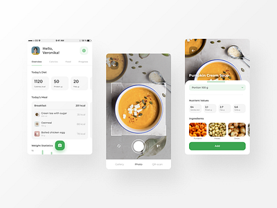 Food Shazam | Mobile App app design calories food app ios app ios app design mobile mobile app mobile design nutrition nutritional product design tracker