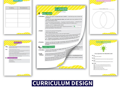 Skill by Skill Curriculum design icon layout design print design