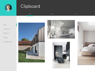 Clipboard Design Concept design flat minimal ui ux web website