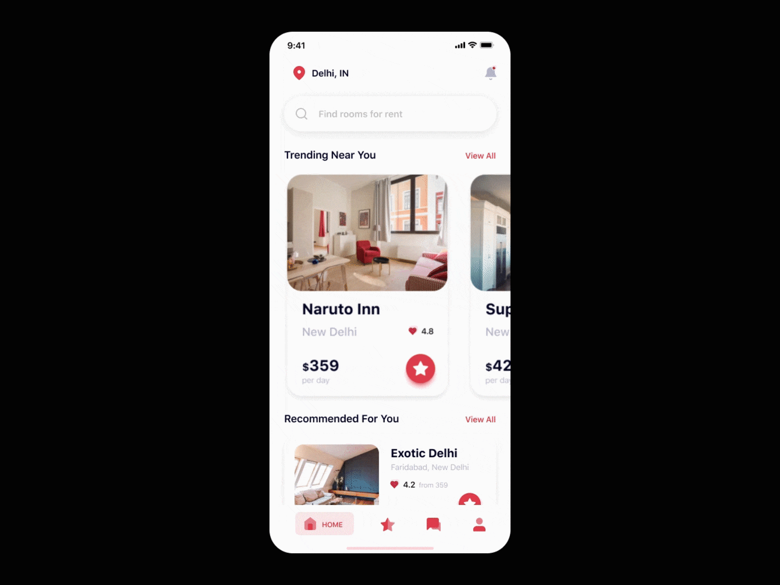 Apartment Animation Dribbble after effects animation apartment design figma flat mobile app design prototype room ui ux visual design