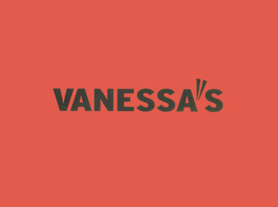 VANESSA'S branding branding and identity design typography
