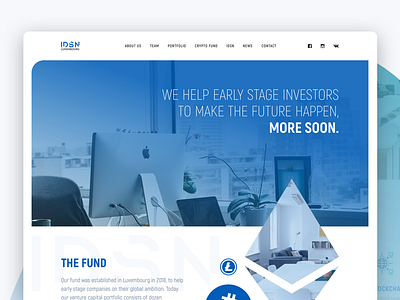 Crypto Fund Landing Page