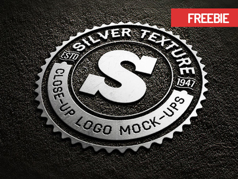 Download Freebie Close Up Logo Mock-Up by DesignSomething.net on Dribbble