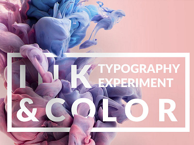 Ink & Typography color design elegant ink mock up posters stationery trend typography wedding