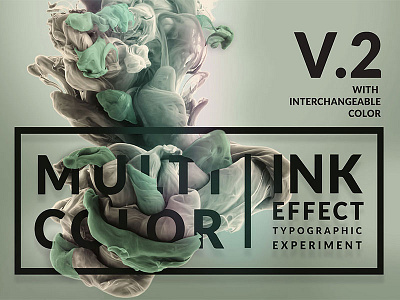 Ink & Typography V.2 color design elegant ink mock up posters stationery trend typography wedding