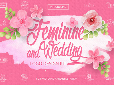 Feminine & Wedding Design Kit