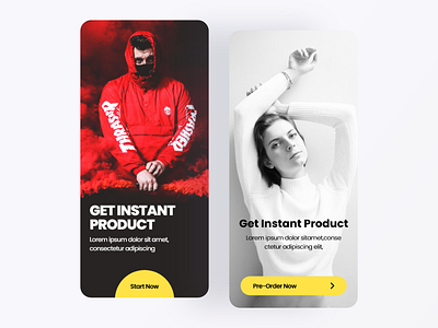 Supreme Product Bot Onboarding design illustration minimal mobile ui typography ui uxdesign