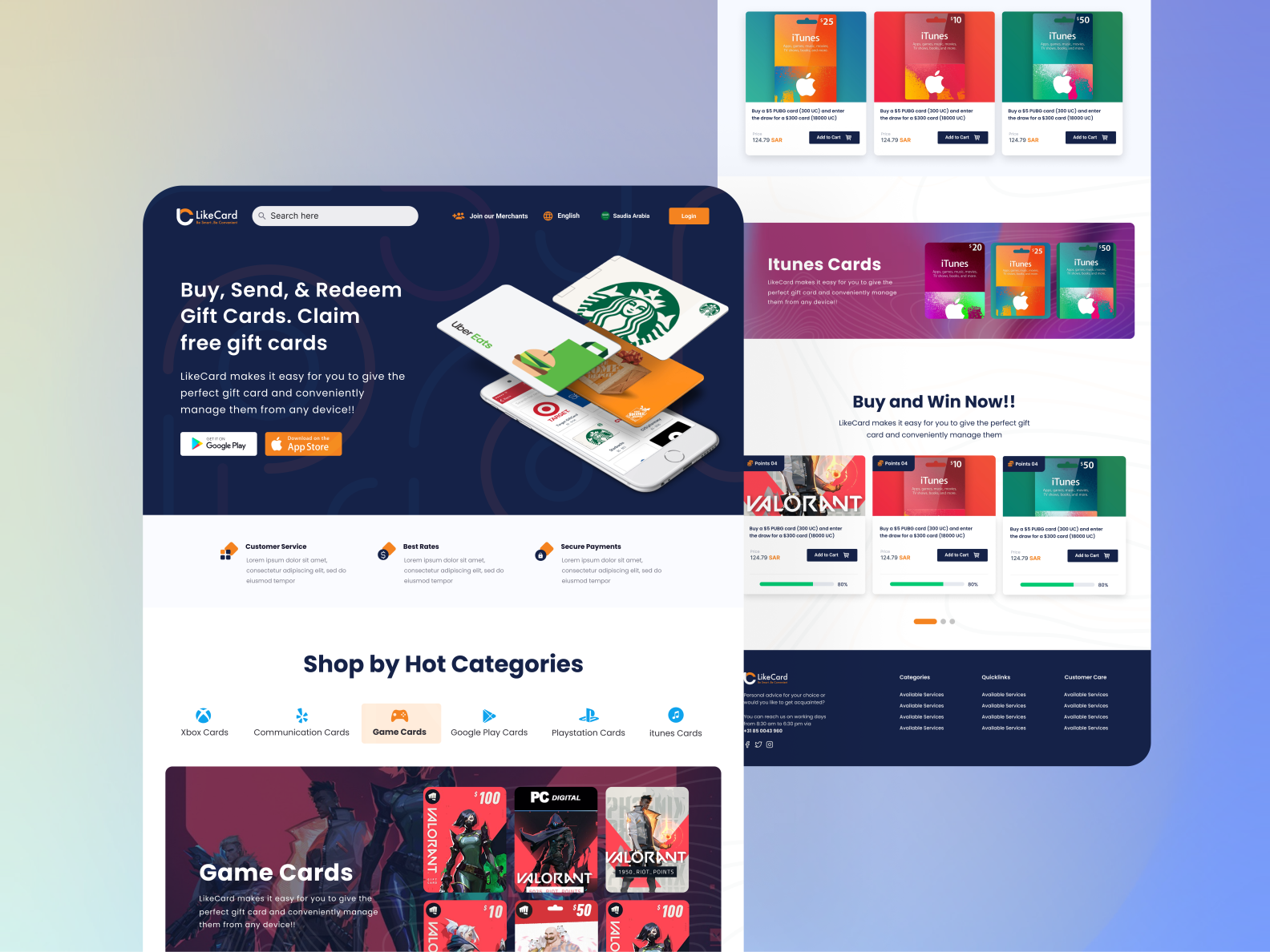 Like Card - Web UI/UX Project by Taimoor Nasir on Dribbble