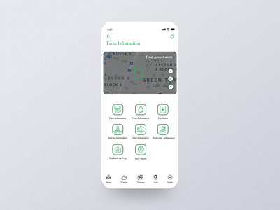 Infarmer App - Farm more details design minimal mobile ui ui uxdesign