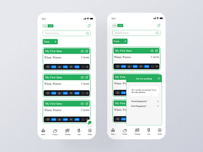 Infarmer App - Home Screen - Old user design minimal mobile ui ui uxdesign