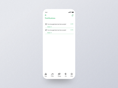 Infarmer App - Notifications design minimal mobile ui ui uxdesign