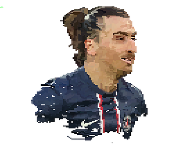 Zlatan Wip 8bit illustration illustrator king nike pixel pixelart sport sports sweden wip zlatan