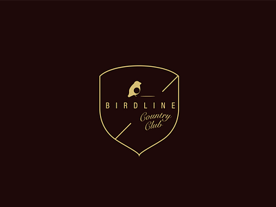 Birdline Country Club bird branding classy country club design fancy golf illustration logo sports