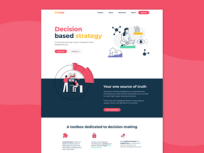 LANDING PAGE branding flat hero banner hero image illustration landing landing design landing page landing page design marketing marketing design marketing page minimal product design web web design