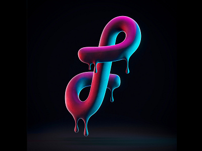 F | 36 Days of Type 2019 36days 3d 3d art 3ds max adobe photoshop illustration lettering render typography