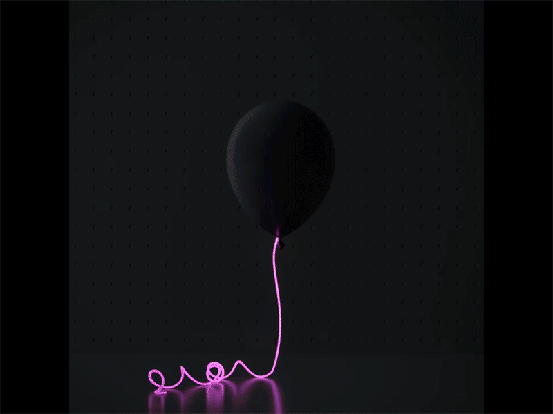 Fire Balloon 3d animation balloon design fire illustration render simulation