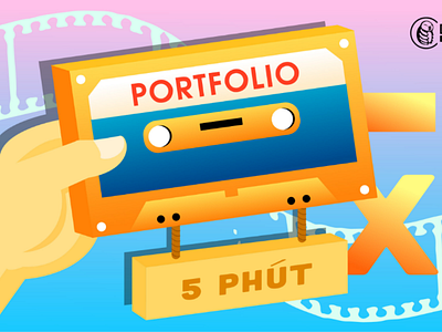 5-min portfolio adobe cassette graphic design illustration portfolio