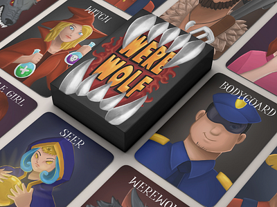 Werewolf boardgame cards