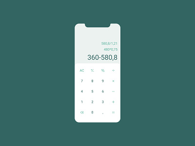 Calculator - DailyUI 004