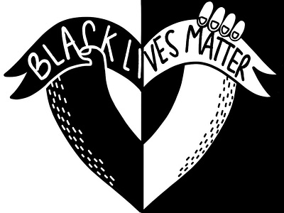 BLM blackandwhite blacklivesmatter illustration illustration art illustration digital procreate procreateapp visual art